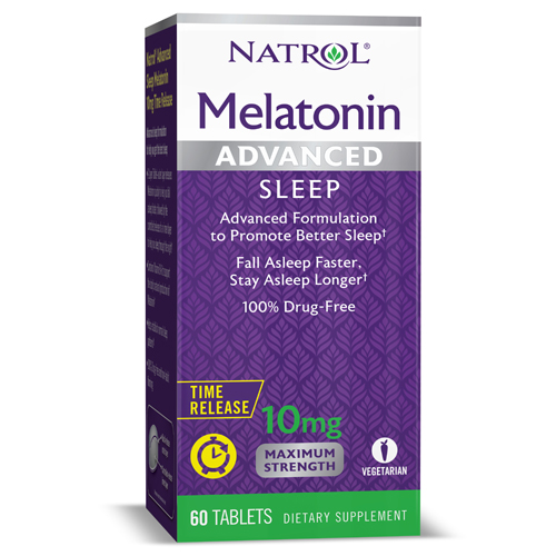 

Мелатонин Natrol Melatonin Advanced Sleep 10mg - 60 таб