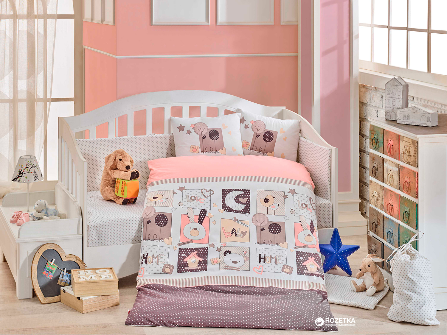 

Комплект постельного белья Hobby Poplin Sweet Home 100x150