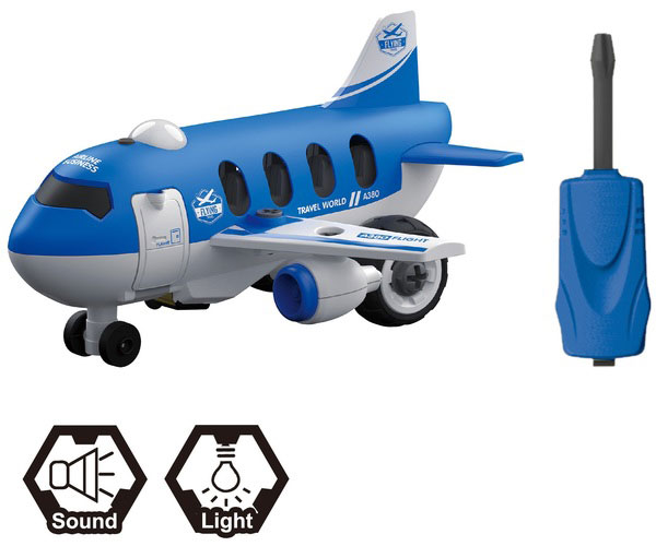 

Самолёт LM8074-SC-P, конструктор, 32 детали, DIY Spatial Creativity (12-86955)