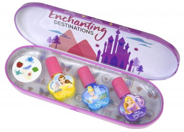 

Набор лаков для ногтей Markwins Disney Princess в металлическом футляре (1599020E)