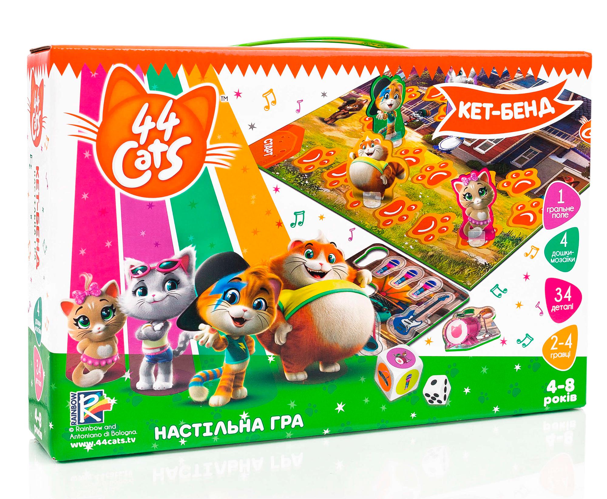 

Настольная игра Кет-бенд, 44 Кота (укр), Vladi Toys (12-88946)