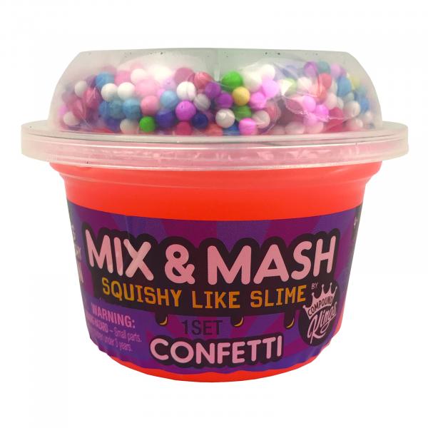 

Трендовый Лизун Миксуй и Смешивай Compound Kings Slime Mix and Mash (180 г) Confetti (110292)