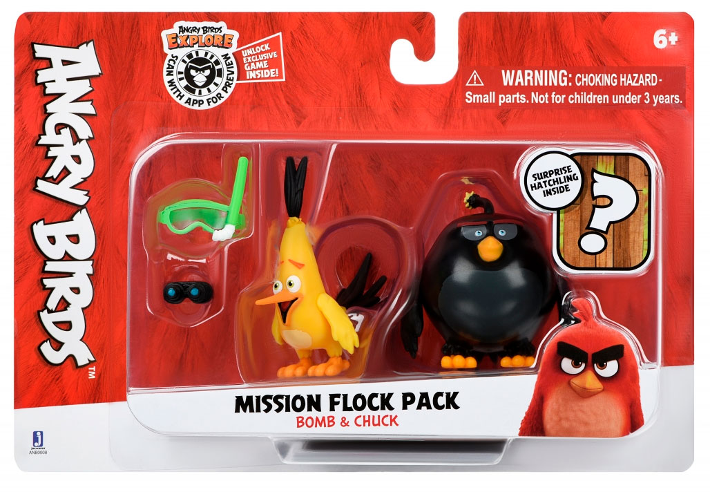 

Игровой набор Bomb & Chuck, Angry Birds (12-91097)