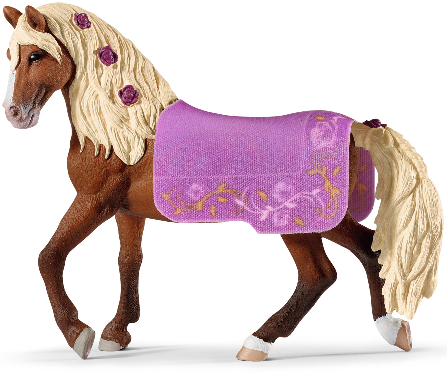 

Жеребец породы пасо фино, лошадиное шоу, игрушка-фигурка, Schleich (12-76071)