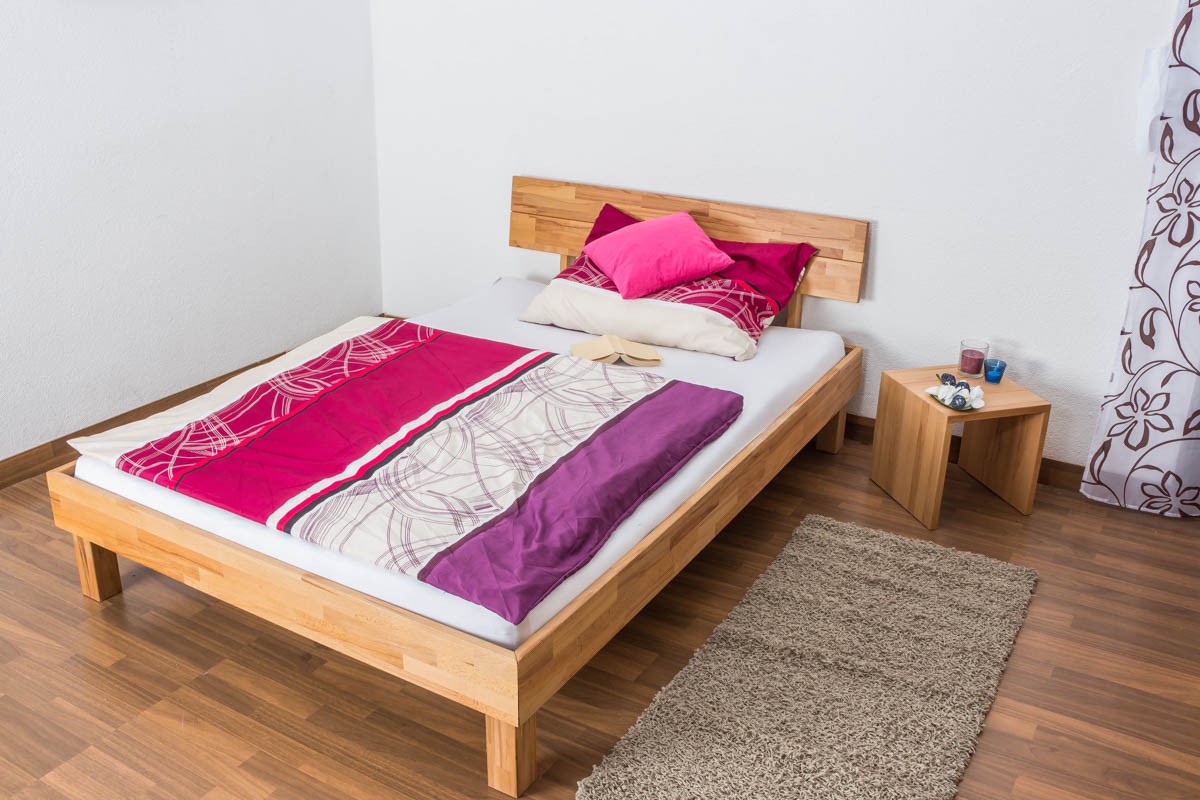 

Кровать полуторная Mobler b108 140х200 Бук