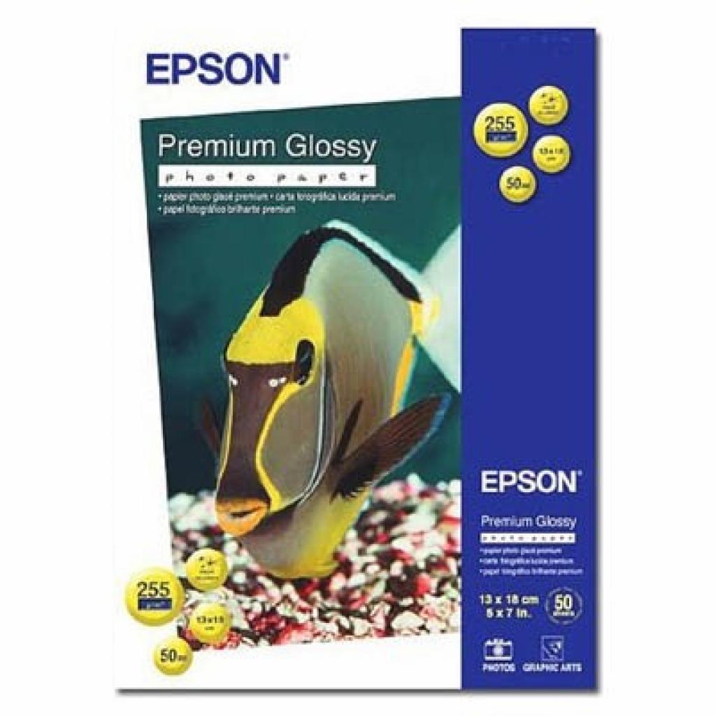 

Бумага EPSON 13x18 Premium gloss Photo (C13S041875)