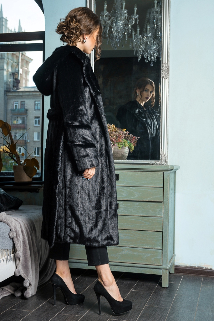 

Шуба Grand Furs из эко меха 040 Черный 040-black, Шуба Grand Furs из эко меха 040 Черный 040-black-50