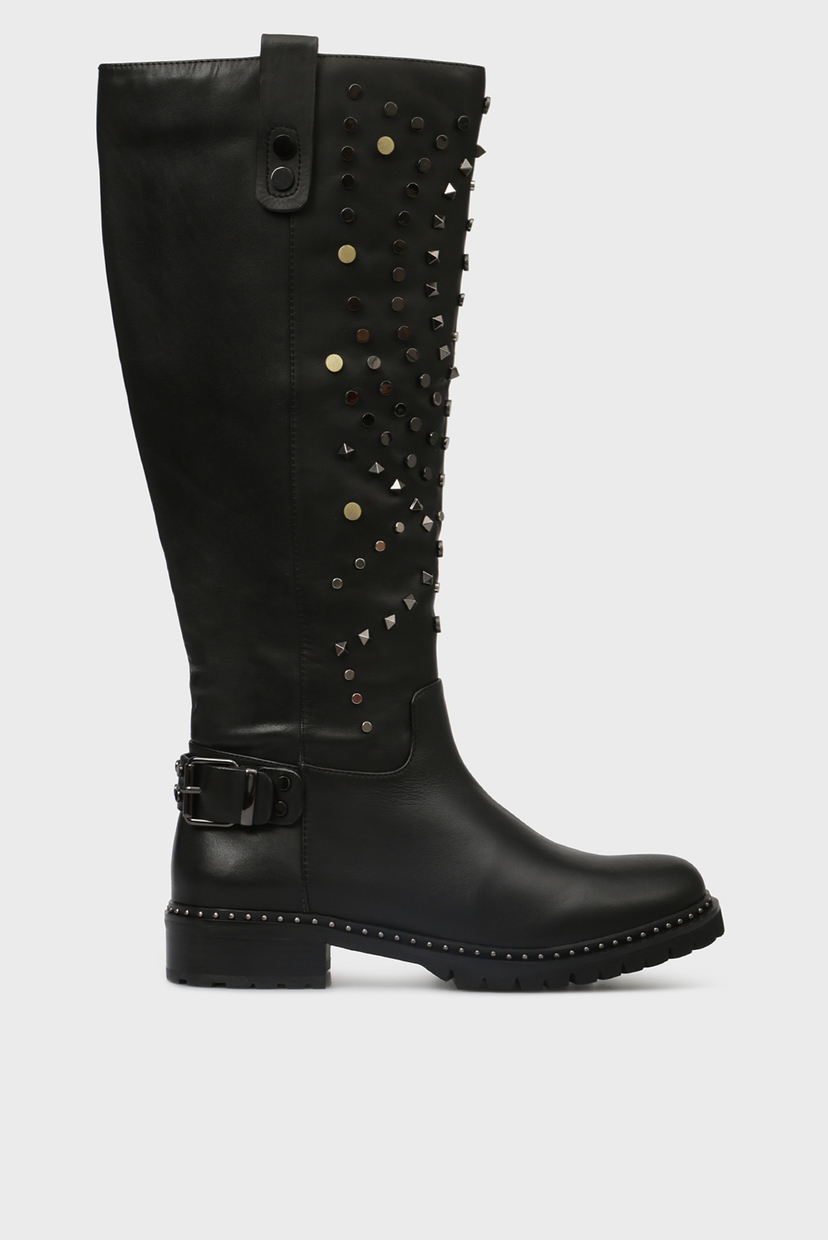 

Женские черные кожаные сапоги Preppy 39 A1050A3-31-1