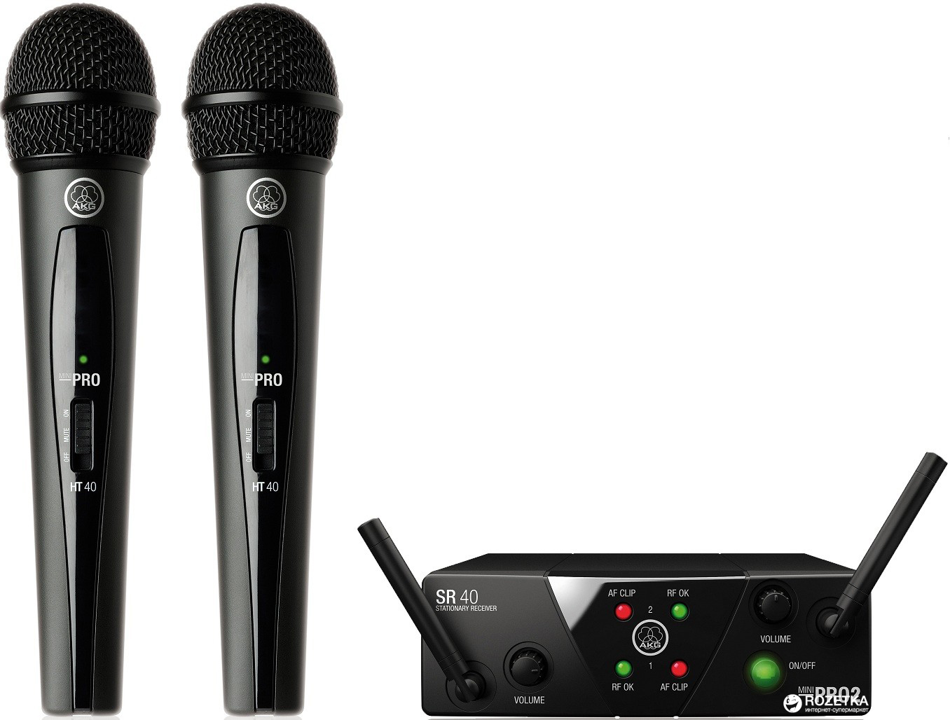 

Радиосистема AKG WMS 40 Mini 2 Vocal Set BD ISM2/3 EU/US/UK (864.375, 864.850) (225203)