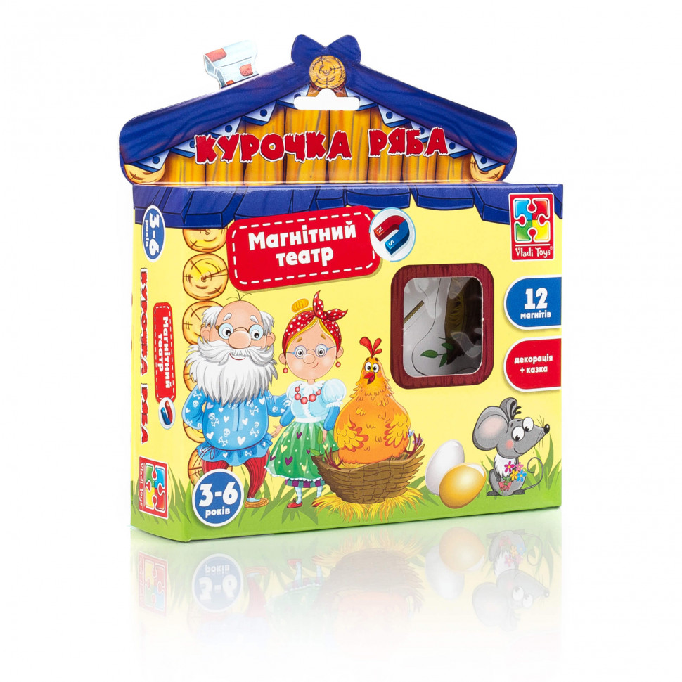 

Игра настольная Магнитный театр VT3206 ("Курочка Ряба" VT3206-27 (укр))