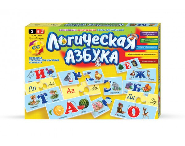 

Развивающие пазлы " Логическая азбука" 2620DT