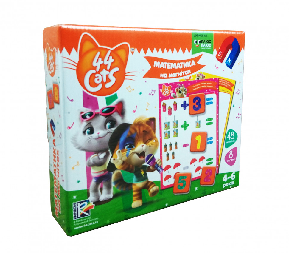 

Математика на магнитах "44 Cats" VT5411-08 (укр)