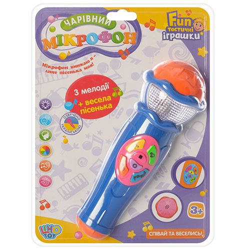 

Игрушка музыкальная Микрофон 7043 (Синий)