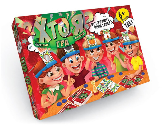

Настольная игра БОЛ "ХТО Я" на укр. языке 7499DT