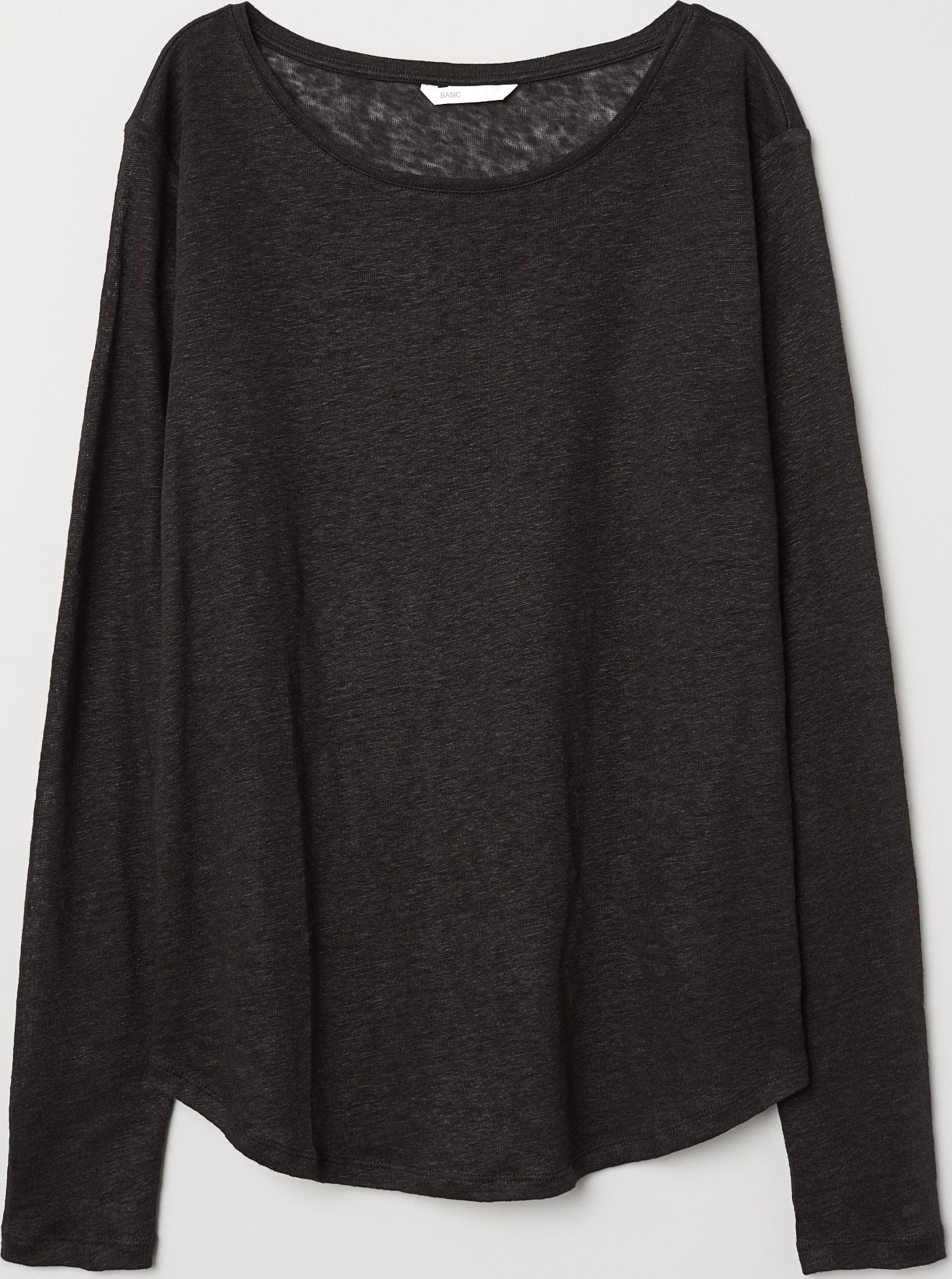 

Лонгслив H&M 0531615 XS Черный меланж