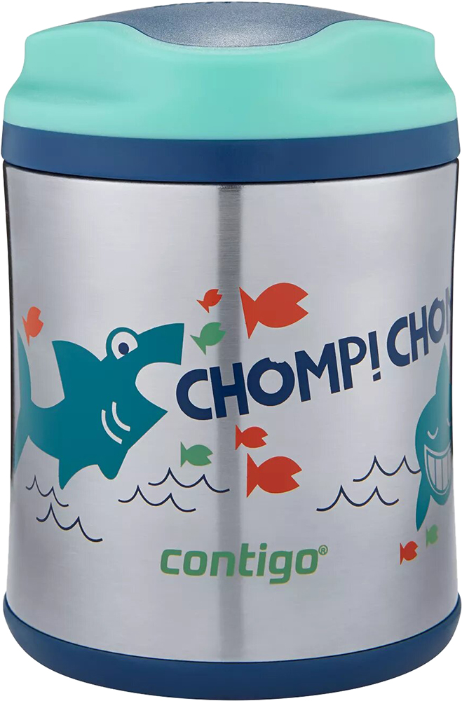 

Пищевой термос Contigo Sharks Sharks Blue Teal 300 мл