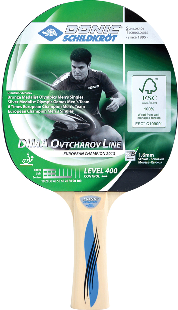 

Ракетка для настольного тенниса Donic Ovtcharov Level 400 (705242)