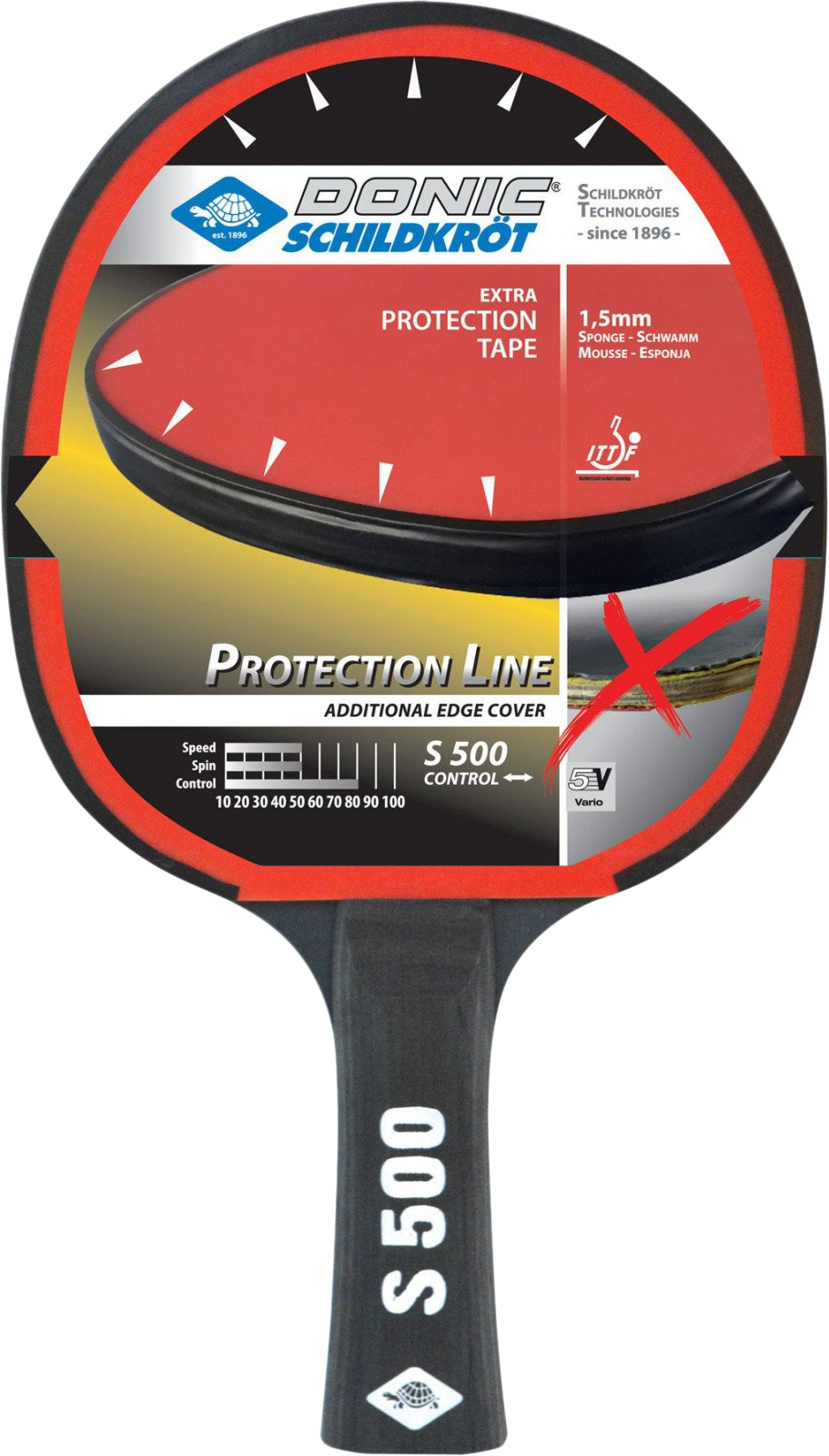 

Ракетка для настольного тенниса Donic Protection line 500 (713055)