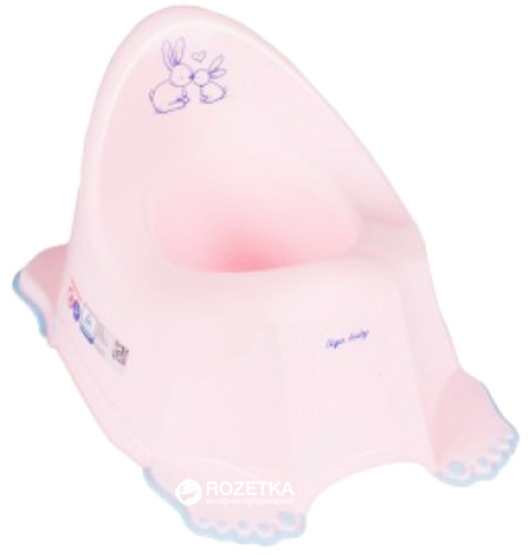 

Детский антискользящий горшок Tega Baby Rabbits KR-001 Pink (Tega KR-001 pink)