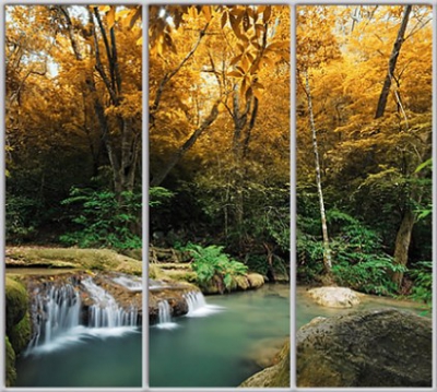 

Шкаф купе Luxe Studio Стандарт-1 Фотопечать Природа-6 2200x2300x450 трехдверный