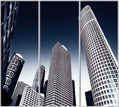 

Шкаф купе Luxe Studio Стандарт-1 Фотопечать Архитектура-137 2200x2200x450 трехдверный