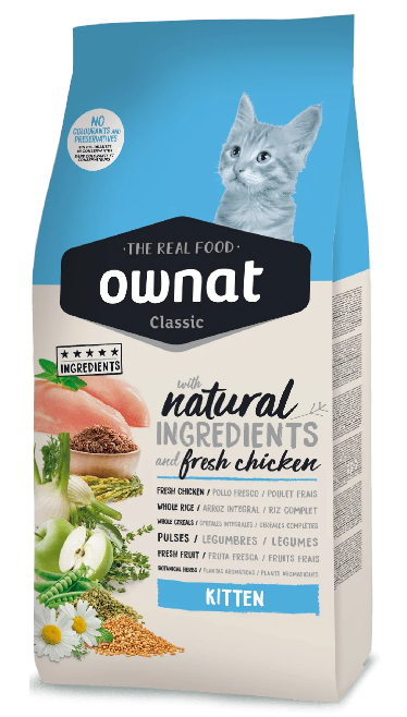 

Сухой корм для котят Ownat Classic Kitten 1,5 кг (16259)