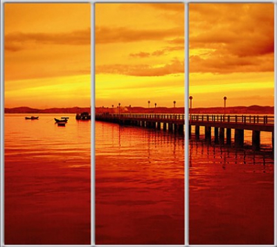 

Шкаф купе Luxe Studio Стандарт-1 Фотопечать Природа-76 2200x2300x450 трехдверный