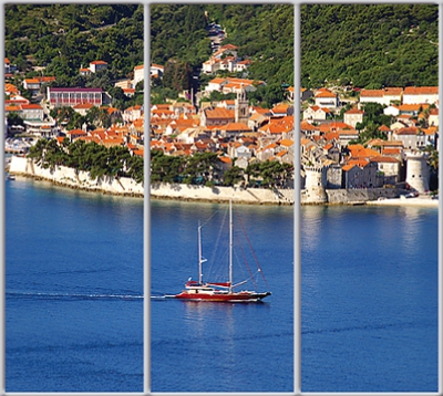 

Шкаф купе Luxe Studio Стандарт-1 Фотопечать Архитектура-49 2200x2100x450 трехдверный