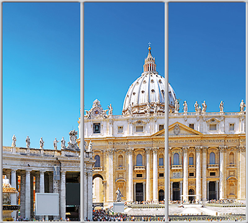 

Шкаф купе Luxe Studio Стандарт-1 Фотопечать Архитектура-129 2100x2300x450 трехдверный