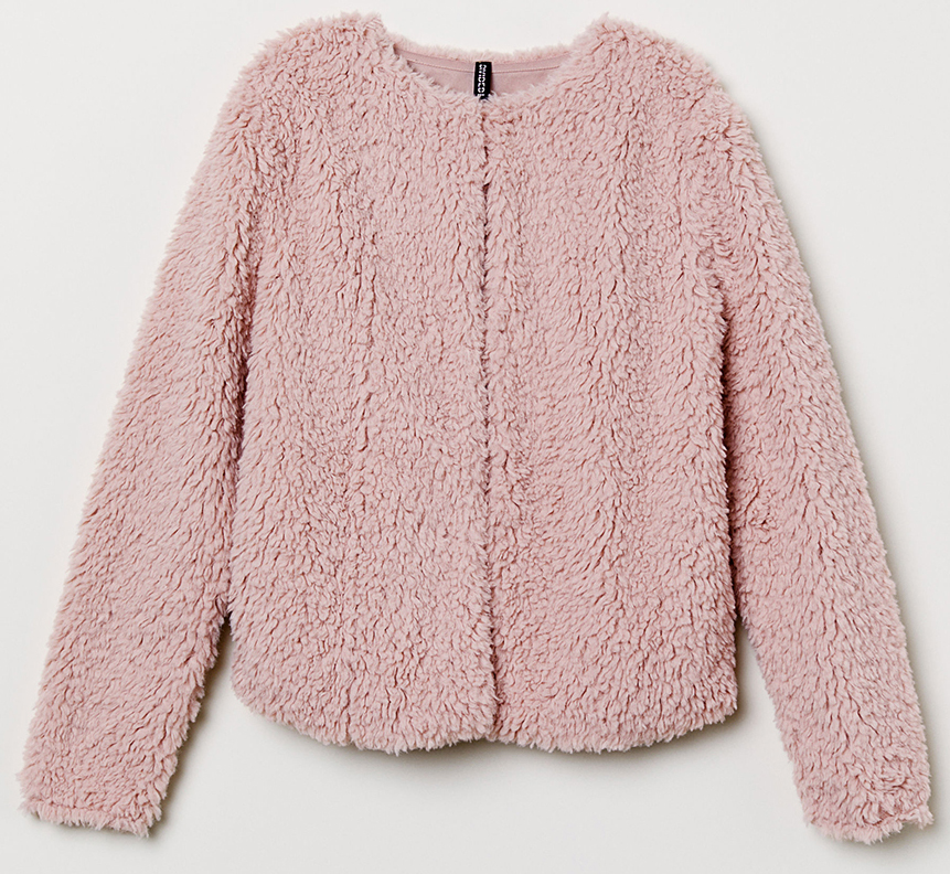 

Полушубок H&M 663176 L Розовый