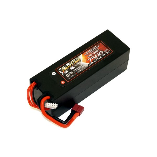 

Аккумулятор Giant Power G2.0 Li-Pol 7500mAh 14.8V 4S 100C Hardcase 48x46x139 T-Plug