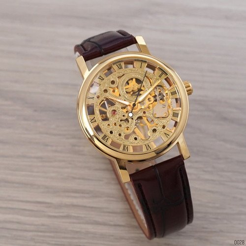 

Мужские наручные часы (8005 Brown-Gold) Winner 39 мм 000018137