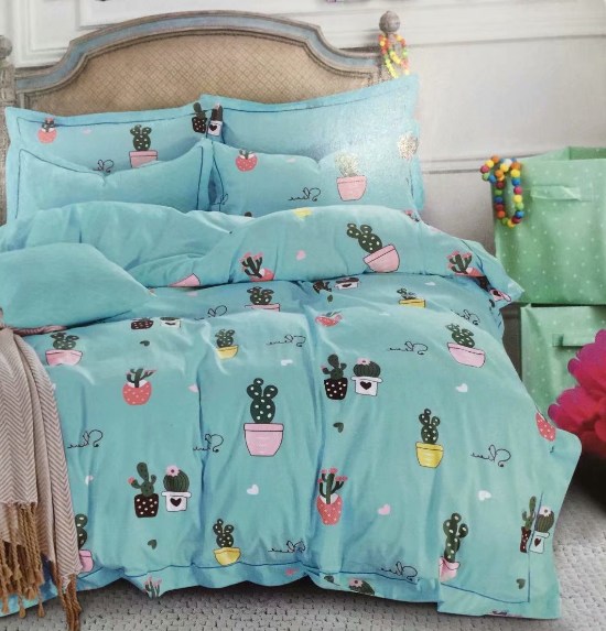 

Комплект постельного белья Кактусы Детский Vpostelke 147x112 см Голубой 000028093