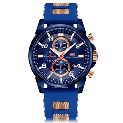 

Мужские наручные часы (MF0268G.05 Blue-Cuprum) Mini Focus 44 мм Синий 000028784