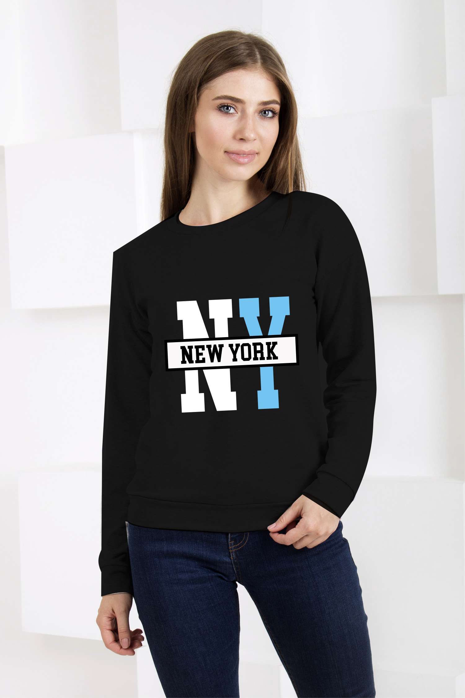 

Свитшот OLDISEN “NY” – Черный, M | 44-46 SNY-12M