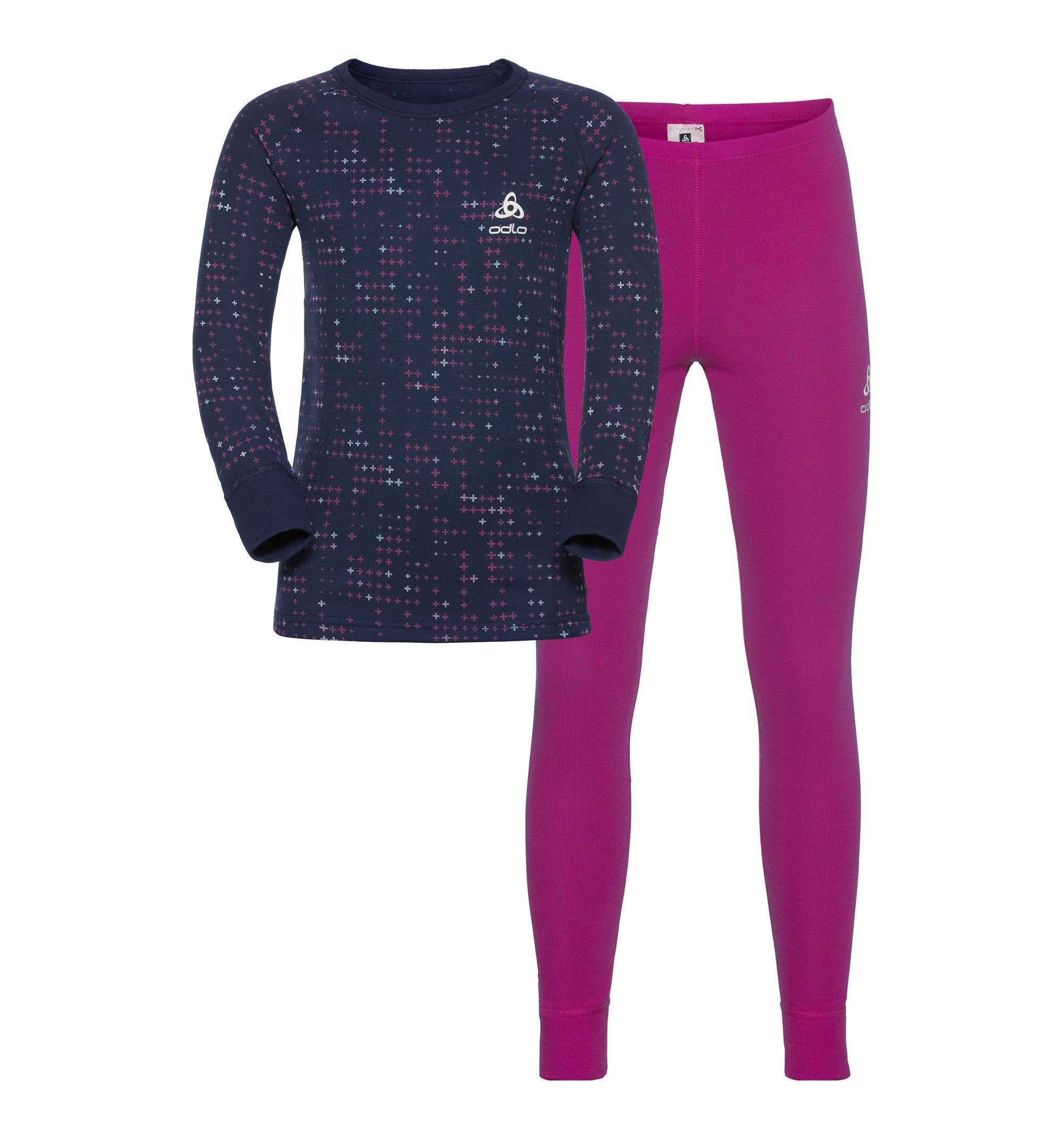 

Комплект детского термобелья Odlo Warm Purple-Peacoat 152