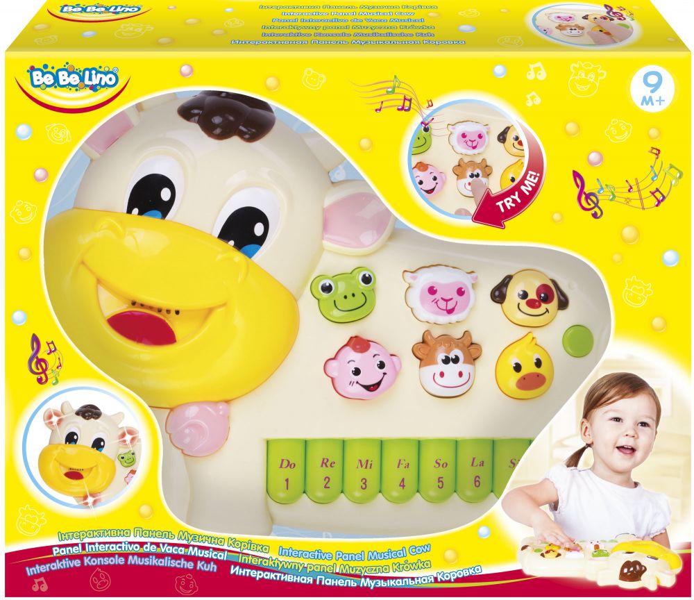 

Развивающая игрушка Bebelino Музыкальная коровка (58089)