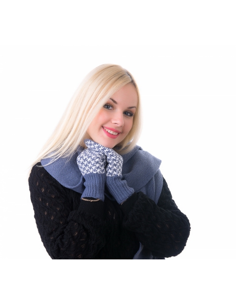 

Варежки Наталка Мальта 0090Н L индиго