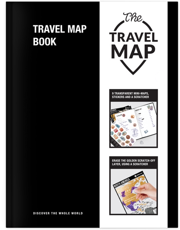 

Планер путешествий 1Dea.me Travel Map Book (TMB)