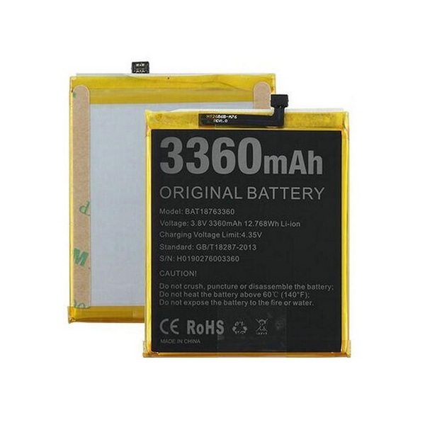 

Аккумулятор для Doogee N10 / BAT18763360 (ORIGINAL PRC)