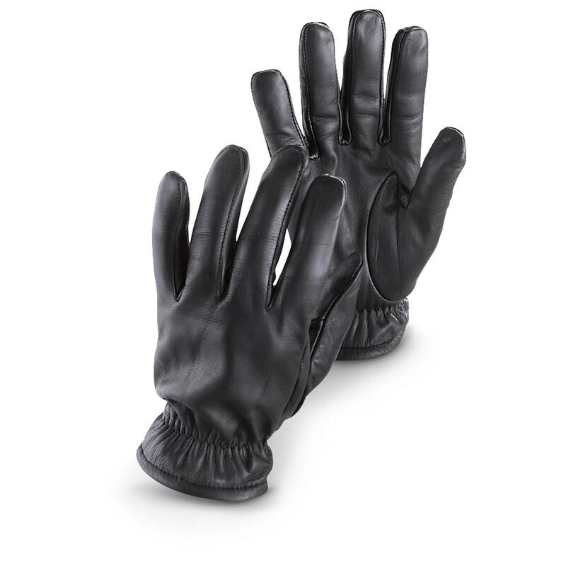 

Тактические перчатки стойкие к порезам Hatch X11 Tactical Military & Police Duty Friskmaster Cut-Resistant Leather Gloves SB8000 Large, Чорний
