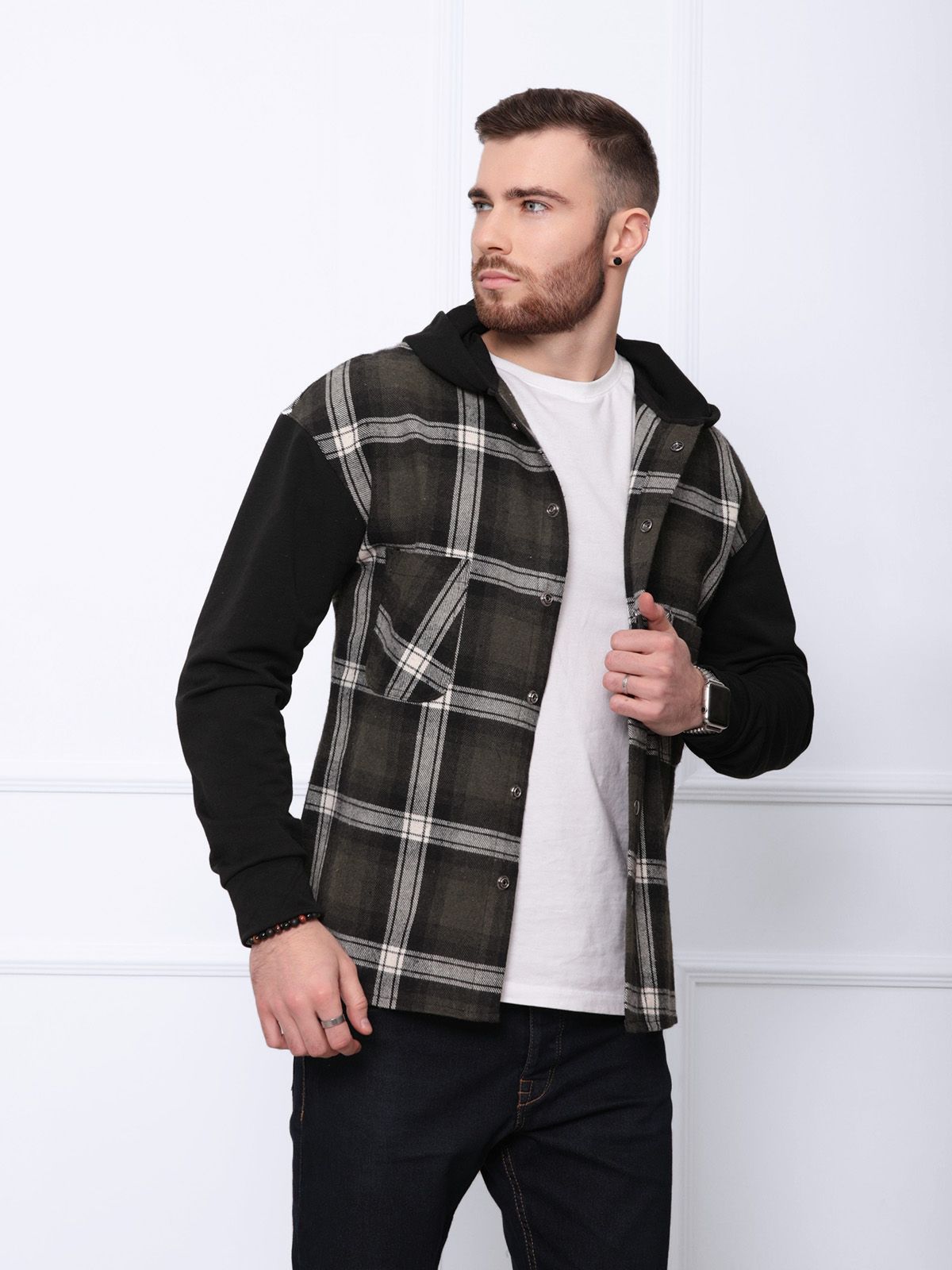 

Рубашка с капюшоном ISSA PLUS SA-121 XXL Хаки