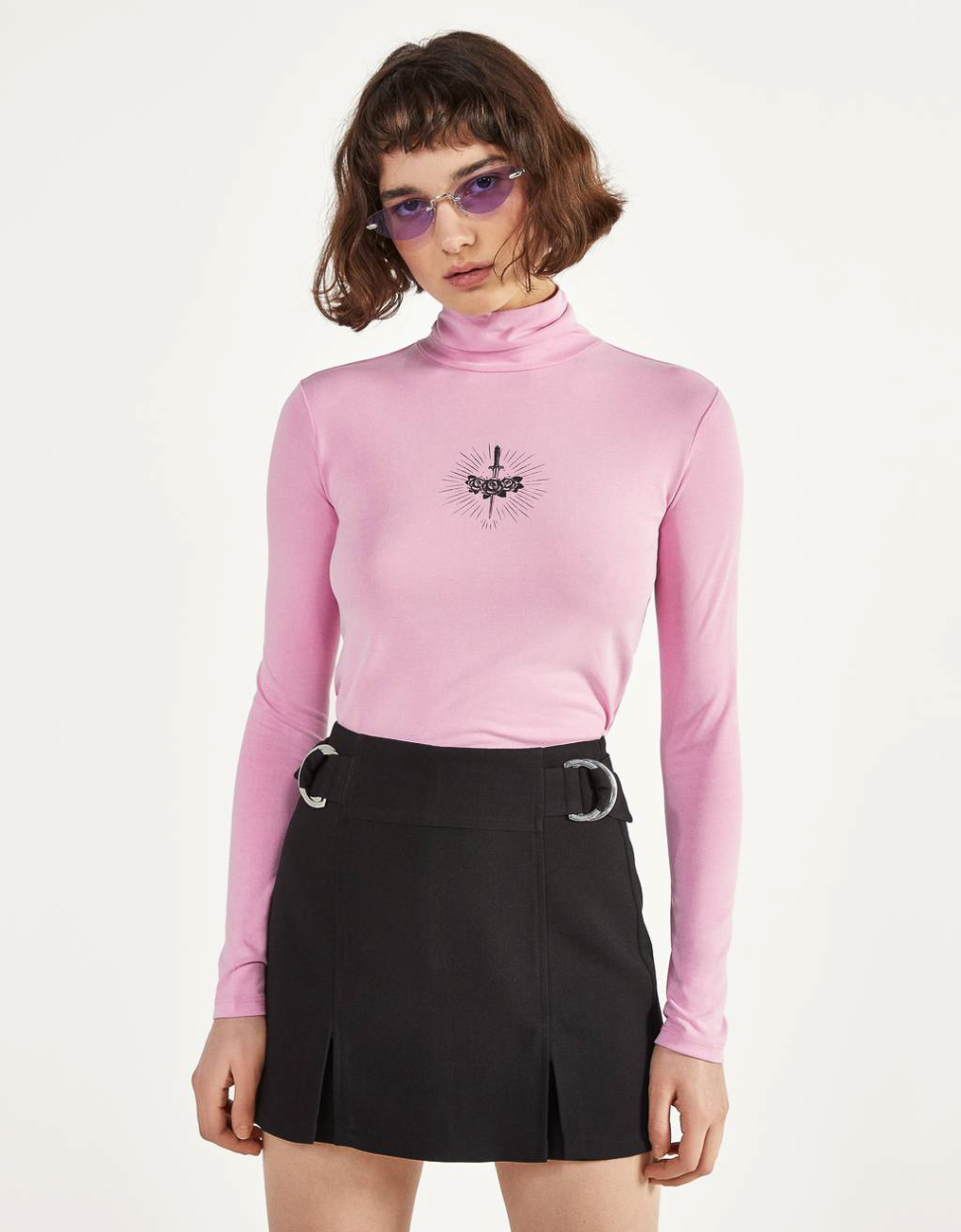 

Гольф Bershka Ж1055403 (2194/168/902) цвет розовый, Гольф Bershka Ж1055403 (2194/168/902) цвет розовый M