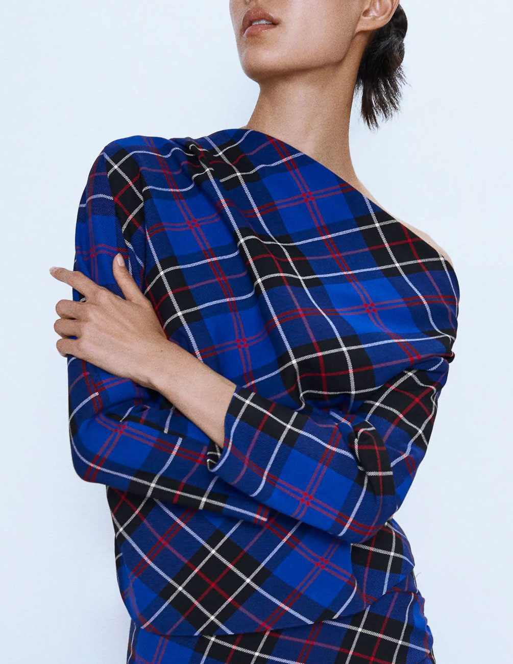 

Блуза Zara Ж1050299 (8641/109/015) цвет синий S