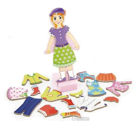 

Набор магнитов Viga Toys Гардероб девочки (59652)