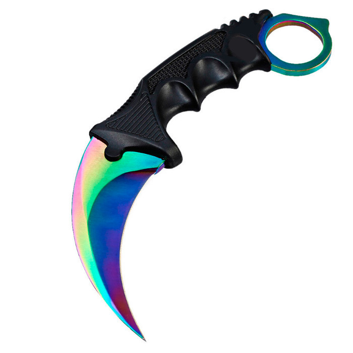 

Сувенирный Нож GameStyle Геймерский Керамбит Нож CS GO Градиент (2136)