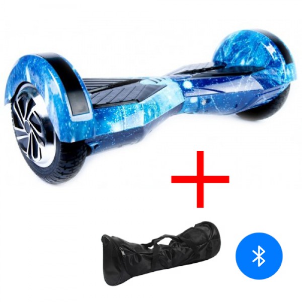 

Гироборд 2021 Smart Balance PRO-s 8" дюймов "Синий космос" с самобалансом и музыкой + сумка в подарок