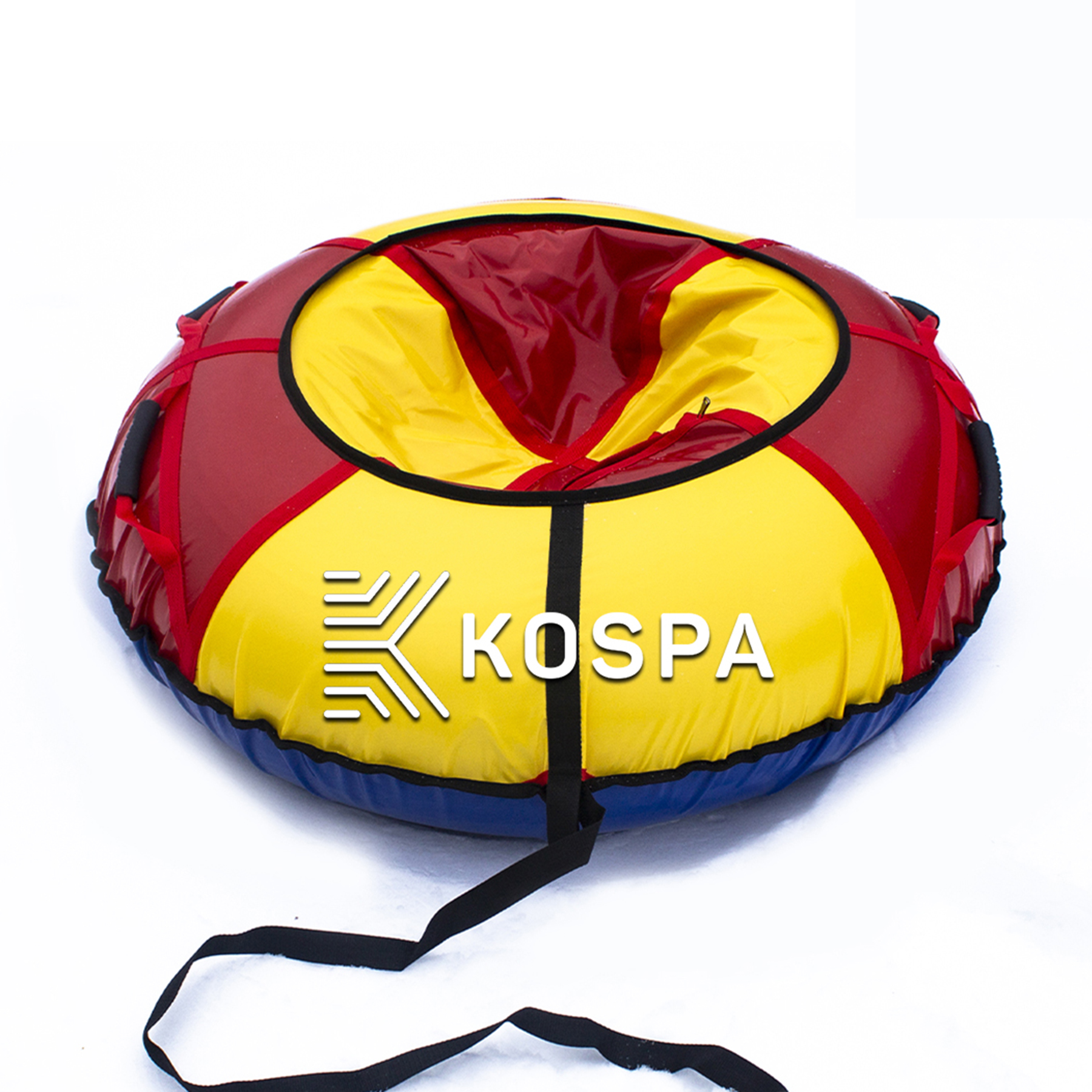

Тюбинг надувные санки, ватрушка Kospa Красный-Желтый Диаметр 80 см (TB30064)