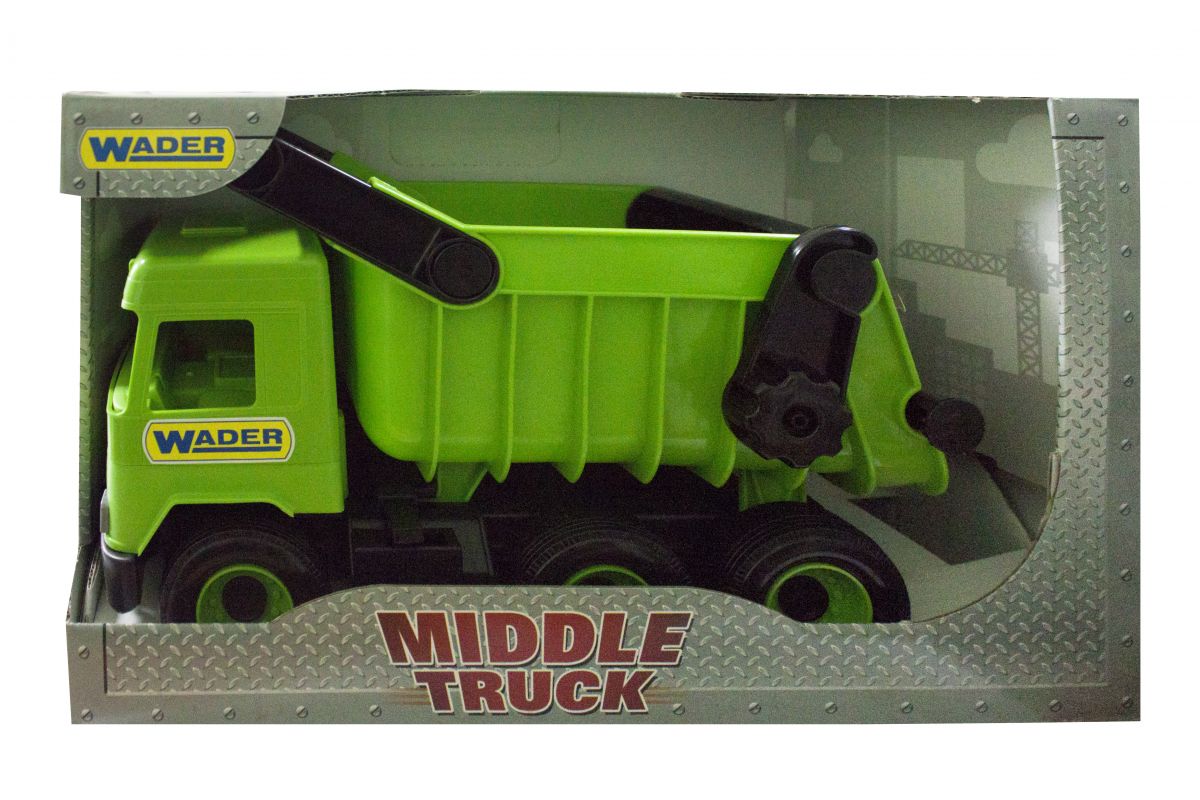 

Самосвал Middle truck зеленый Wader (39482) (41027)