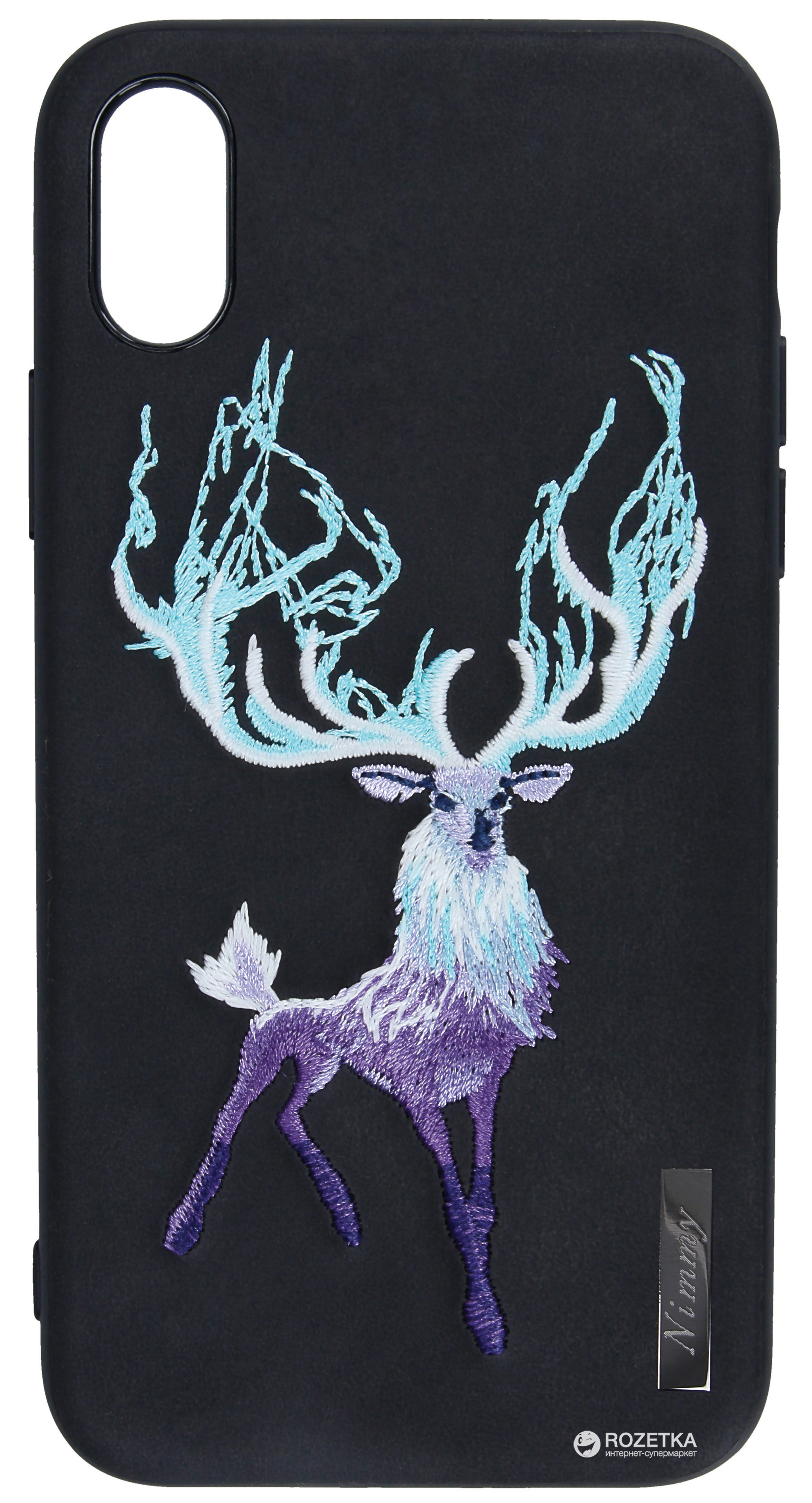 

Панель Nimmy Cotton Deer для Apple iPhone X/Xs Black